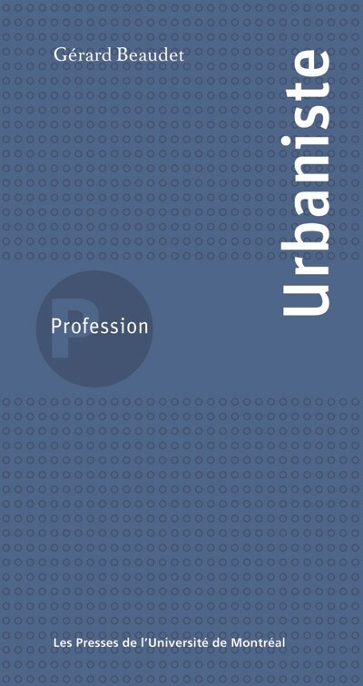 Front cover_Profession, urbaniste