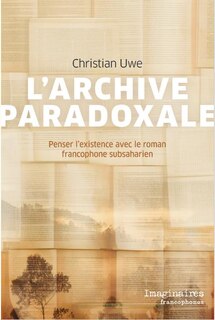 Couverture_L' archive paradoxale