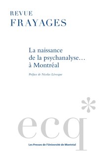 Front cover_La naissance de la psychanalyse... à Montréal
