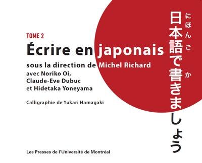 Couverture_ÉCRIRE EN JAPONAIS, TOME 2