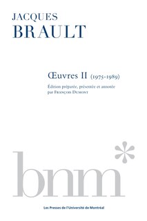 Front cover_Œuvres II (1975-1989)
