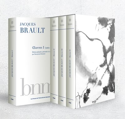 Front cover_Jacques Brault, Œuvres I à IV (1965-2022), coffret