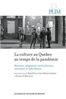 Front cover_La culture au Québec au temps de la pandémie