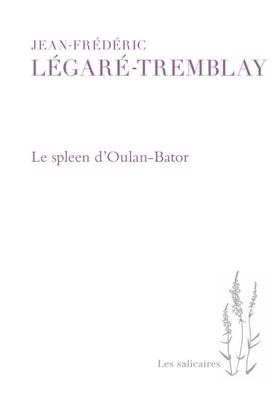 Couverture_Le spleen d'Oulan-Bator