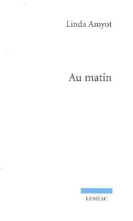 Front cover_Au Matin