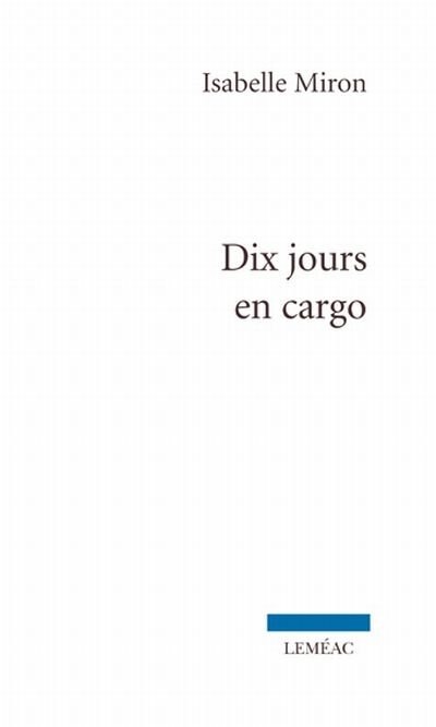 Front cover_Dix jours en cargo