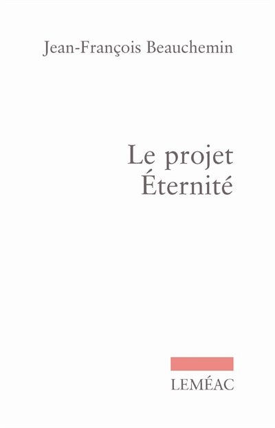 Front cover_Le projet éternité