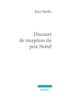 Front cover_Discours de réception du prix Nobel