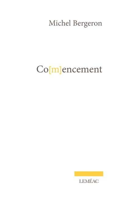 Front cover_CO&not;M|ENCEMENT