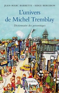 Front cover_L' univers de Michel Tremblay