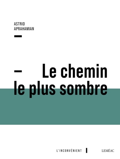 Front cover_Le chemin le plus sombre