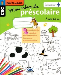 Couverture_Mon cahier du préscolaire