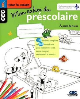 Front cover_Mon cahier du préscolaire