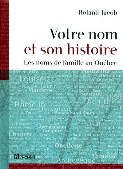 Front cover_Votre nom et son histoire