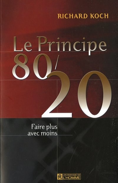 Couverture_Le principe 80/20