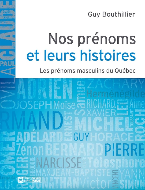 Couverture_Nos prénoms et leurs histoires tome 1