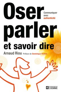Front cover_Oser parler et savoir dire
