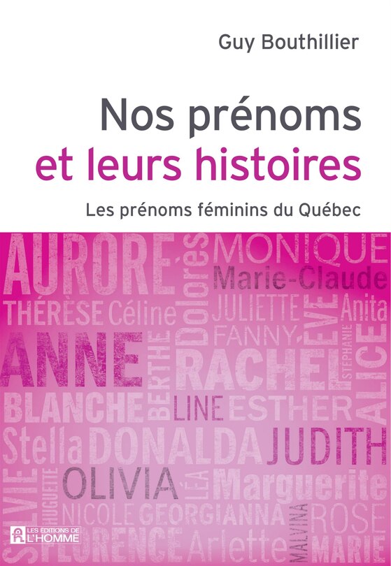 Front cover_Nos prénoms et leurs histoires tome 2