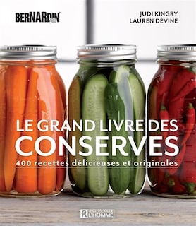 Front cover_Le grand livre des conserves Bernardin