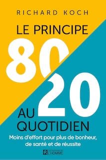 Front cover_PRINCIPE 80/20 AU QUOTIDIEN