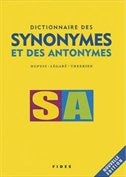 Front cover_Dictionnaire des synonymes et antonymes