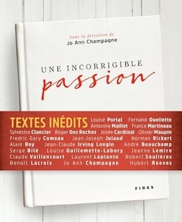 Front cover_Une incorrigible passion