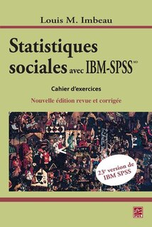 Front cover_Statistiques sociales avec SPSS : cahier d'exercices