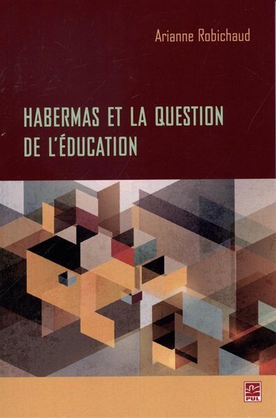 Front cover_Habermas et la question de l'éducation