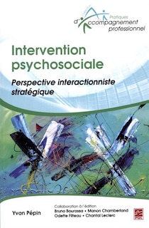 Couverture_Intervention psychosociale : perspective interactionniste stratégique