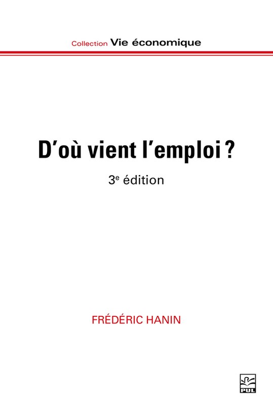 Front cover_D’où vient l’emploi ? : Marché, État, action collective et mobilisations
