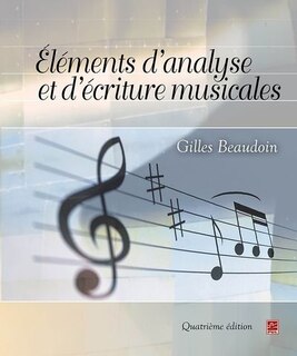 Front cover_Éléments d'analyse et d'écriture musicales