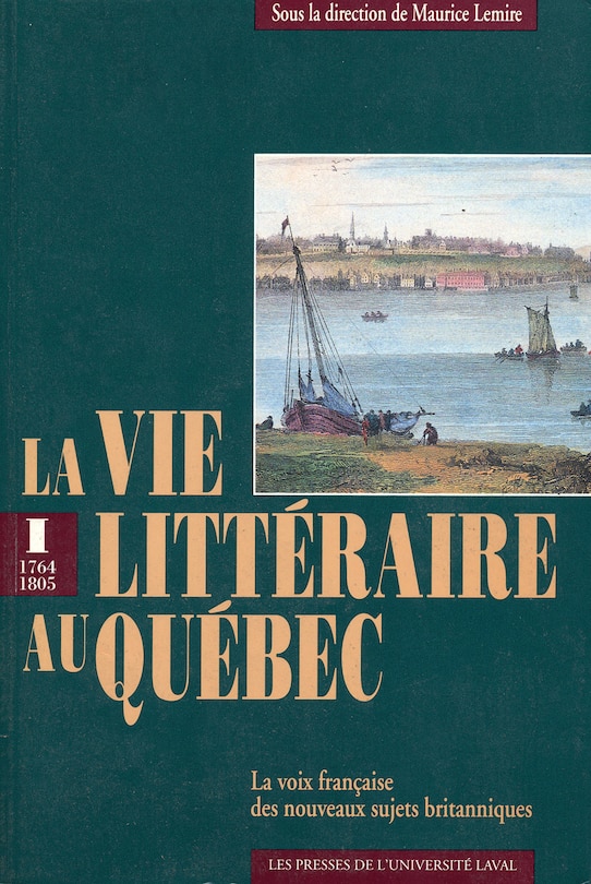 Front cover_Vie littéraire au Québec