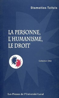 Couverture_La personne, l'humanisme, le droit