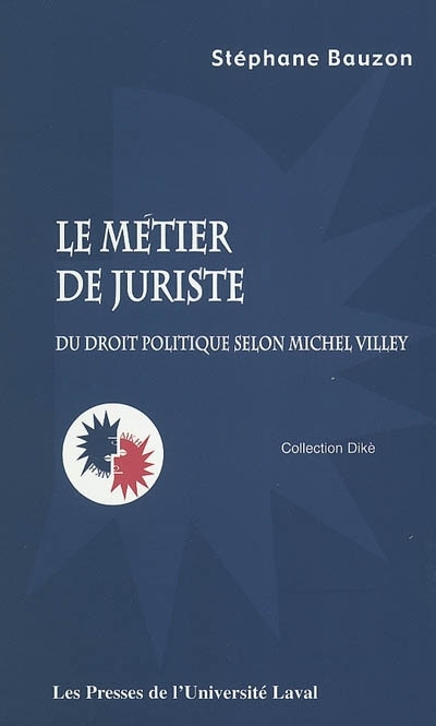 Couverture_Le métier de juriste