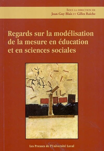 Front cover_Regards sur la modélisation de la mesure en éducation et en sciences sociales