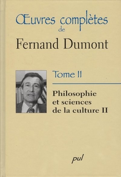 Front cover_Philosophie et sciences de la culture II