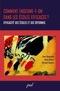 Front cover_Comment enseigne-t-on dans les écoles efficaces?