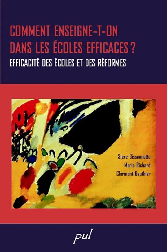 Front cover_Comment enseigne-t-on dans les écoles efficaces?