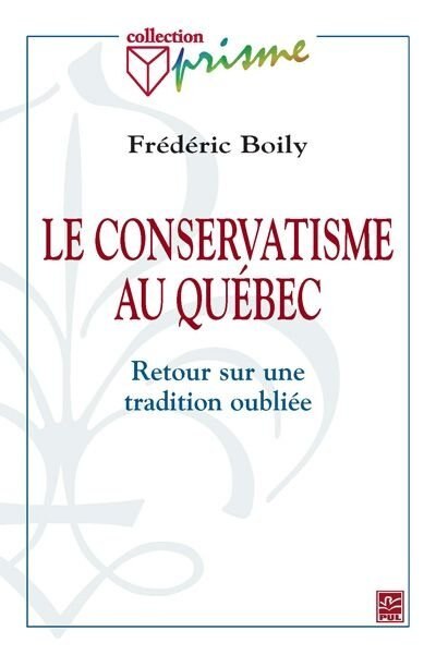 Front cover_Le conservatisme au Québec