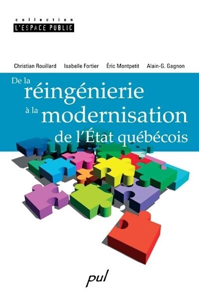 Front cover_De la réingénierie à la modernisation de l'État québécois