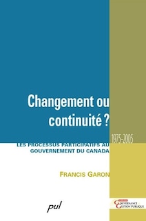Front cover_Changement ou continuité?