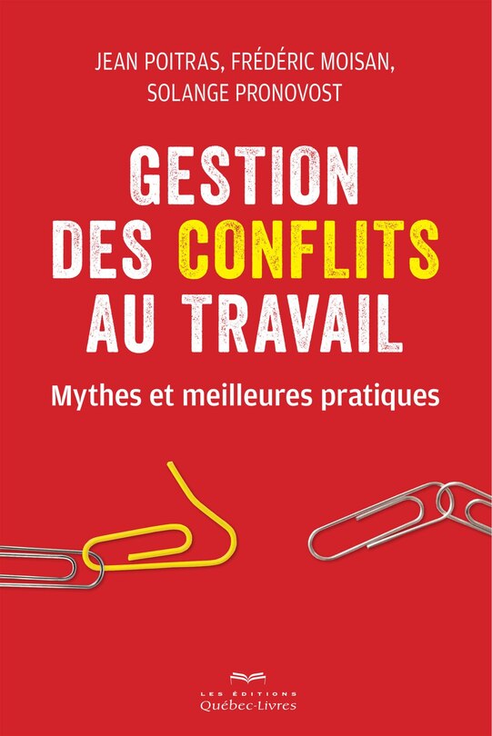 Front cover_Gestion des conflits au travail
