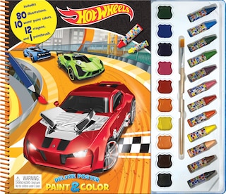 Front cover_MATTEL HOT WHEELS DELUXE POSTER PAINT & COLOR