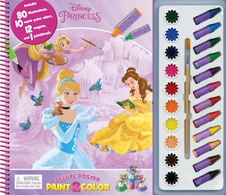 Front cover_DISNEY PRINCESS DELUXE POSTER PAINT & COLOR