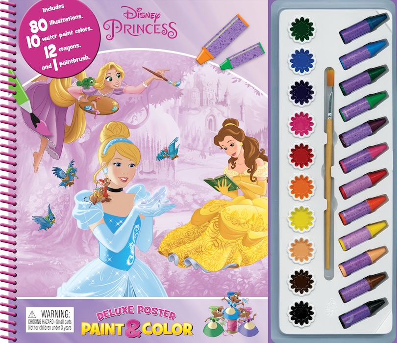 Front cover_DISNEY PRINCESS DELUXE POSTER PAINT & COLOR