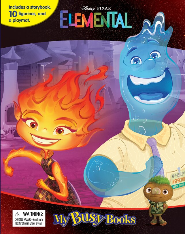 Front cover_DISNEY PIXAR ELEMENTAL MY BUSY BOOK