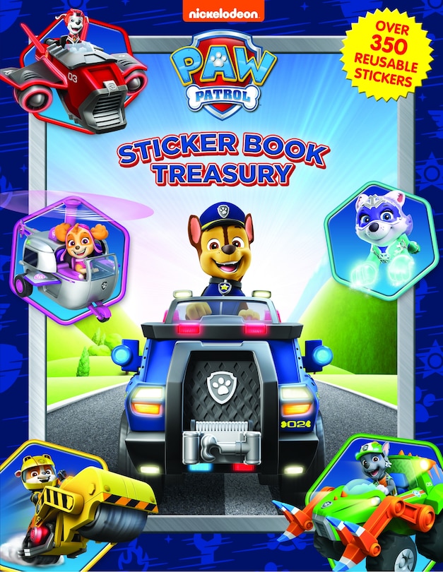 Front cover_NICK PAW PATROL #3 STICKER BOOK TREASURY