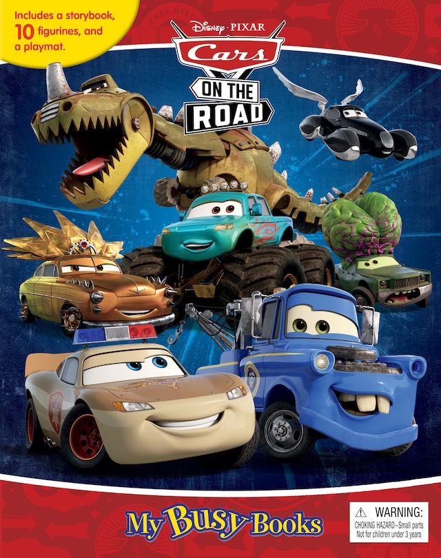 Front cover_DISNEY CARS ON THE ROAD MY BUSY BOOKS