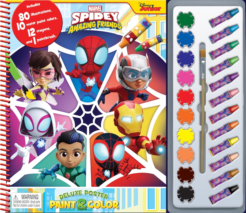 Front cover_MARVEL SPIDEY & HIS AMAZING FRIENDS DELUXE POSTER PAINT & COLOR