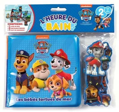 Couverture_NIckelodeon La Pat' Patrouille - Les b&eacute;b&eacute;s tortues de mer